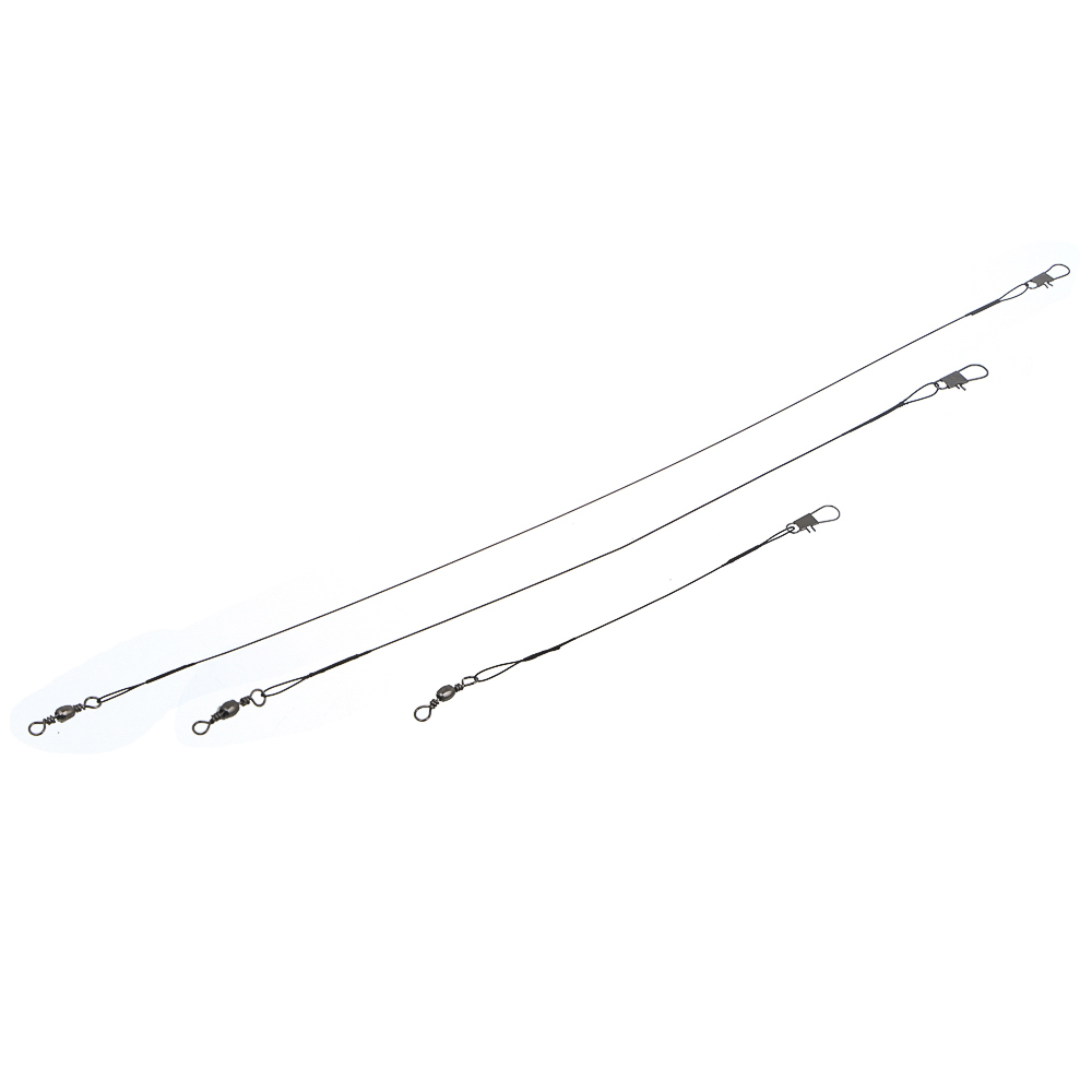 Набор поводков для жерлиц тм AZOR FISHING, 10 шт, 10-30см, 3 вида