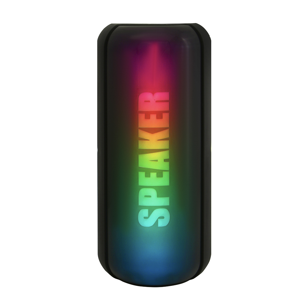 Колонка беспроводная BY ShineBar, 6 Вт, подсветка, 1200мАч, USB BT5.3, ВШГ 28x13x13см, черный
