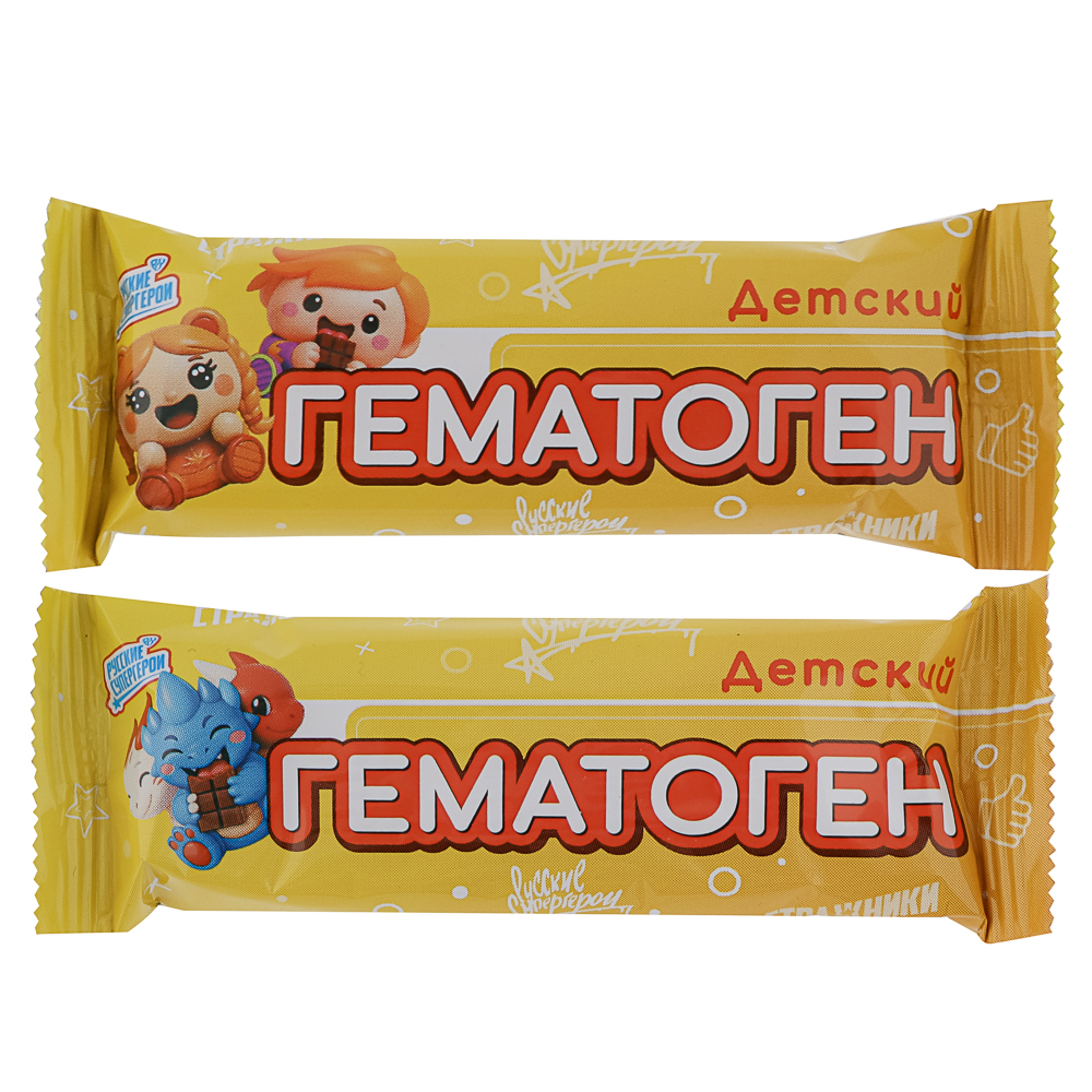 BY Русские Супергерои Гематоген детский, 40г