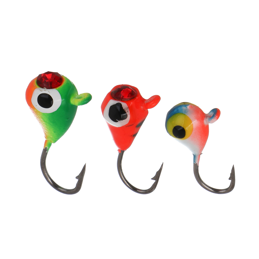 Набор мормышек "КАПЛЯ" тм AZOR FISHING, свинец, 3шт