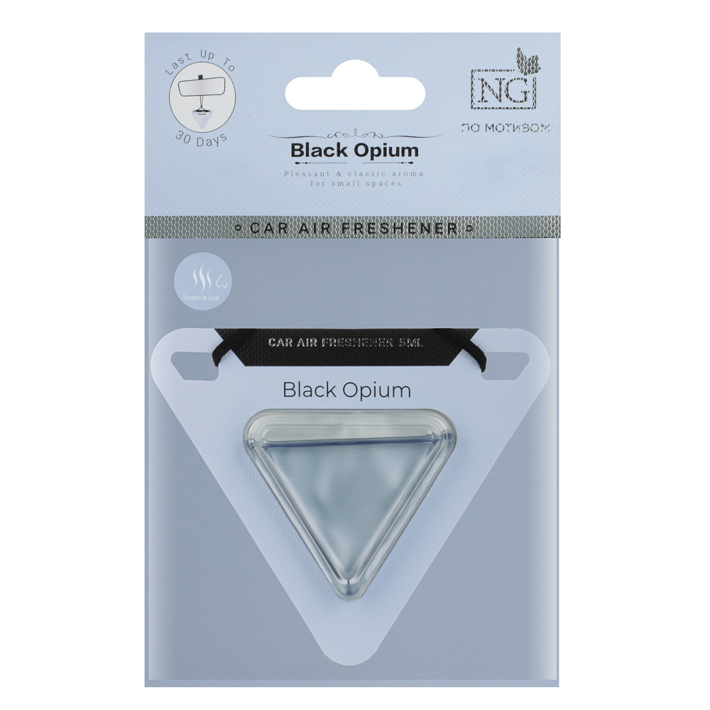 Ароматизатор подвесной тм NEW GALAXY, CRYSTAL 5 мл, Black Opium