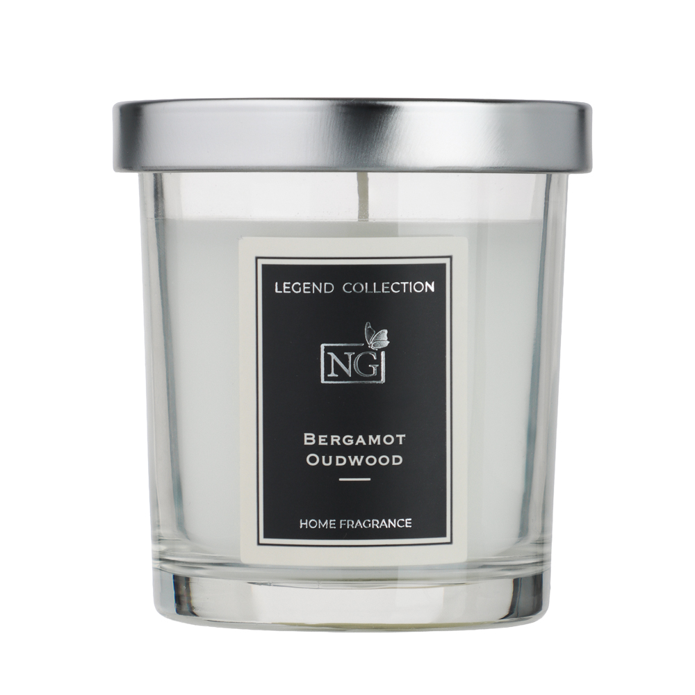 NEW GALAXY Свеча ароматизированная LEGEND COLLECTION, 88 гр, Bergamot Oudwood
